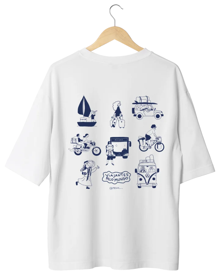 Costas – Camiseta Oversized - Eterna Viajante